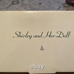 Shirley Temple Doll Set Danbury Mint Two of a Kind 1998 14 Sitting Yellow Dress