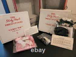 Shirley Temple Doll, Trunk And 24 Outfits With Box. 2 separate large boxes for