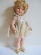 Shirley Temple Doll Vintage 1930s Composition 18 Tagged Dress, All Original