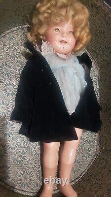 Shirley Temple Doll With Antique Leather case