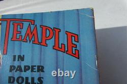 Shirley Temple Dolls Original Paper Doll Book Saalfield #2425 Rare 1942 Teenage