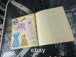 Shirley Temple Dolls Original Paper Doll Book Saalfield #2425 Rare 1942 Teenage