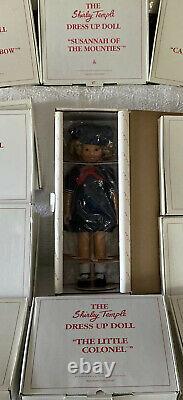Shirley Temple Dress-Up Doll + (16)Boxed Outfits, Danbury Mint Collection
