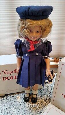 Shirley Temple Dress-up Doll Danbury Mint With Sailor Dress & 6 New Outfitsmint