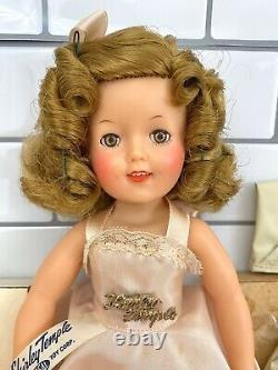 Shirley Temple Gift Set 12 Doll & 4 Outfits withAccessories Gold Star Box Ideal