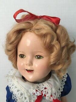 Shirley Temple Ideal 16 1934 Prototype Composition Doll Little Colonel Outfit
