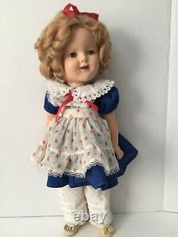 Shirley Temple Ideal 16 1934 Prototype Composition Doll Little Colonel Outfit