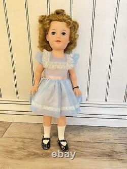 Shirley Temple Ideal vinyl 17 in doll Twinkle Eyes almost MIB