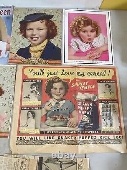 Shirley Temple Lot Scrapbook Pictures Photos Ads Dolls