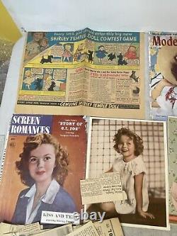 Shirley Temple Lot Scrapbook Pictures Photos Ads Dolls