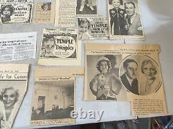 Shirley Temple Lot Scrapbook Pictures Photos Ads Dolls