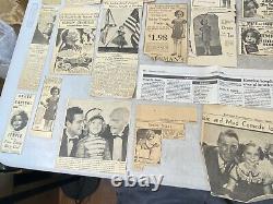 Shirley Temple Lot Scrapbook Pictures Photos Ads Dolls