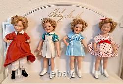 Shirley Temple Movie Memories 8 Doll Collection Danbury Mint Elle Hutchins