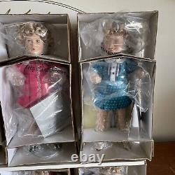 Shirley Temple Movie Memories Collection Of 8 Dolls Danbury Mint