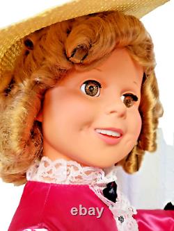 Shirley Temple Playpal Dolls Dreams & Love Little Colonel 36 1984 with hat & COA