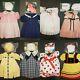 Shirley Temple Playpal Outfits In Box- 8 Dresses For 35/36 Dolls- Danbury Mint
