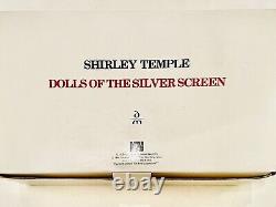 Shirley Temple Porcelain Doll Dolls Of The Silver Screen Fox Film 14T NIB