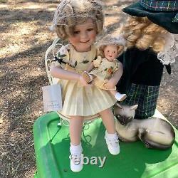 Shirley Temple Two Of A Kind Chair And Her Doll Danbury Mint Dolls