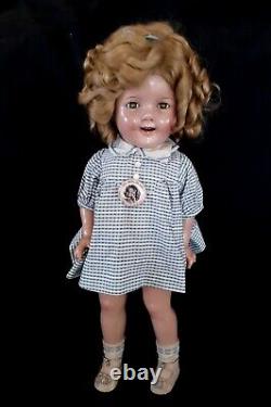 Shirley Temple by Ideal Toy Novelty composite doll, 18 inches, 1935