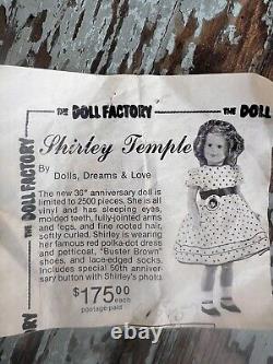 Shirley Temple doll 36 50th anniversary ONLY 2500 made