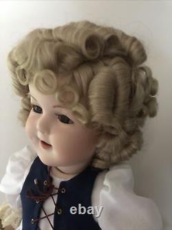 Shirley Temple doll Hand Made Collectable Porcelain 54cm