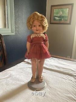 Shirley temple composition doll 18