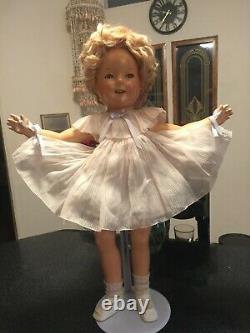 Shirley temple composition doll 27