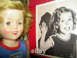 TWIN, 1962 SHIRLEY TEMPLE, 12? Ideal TV trunk boxed dolls +extensive wardrobes