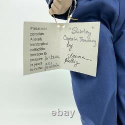 Teena Halbig Porcelain Artist Doll Shirley Temple As Captain January 16 with Tag