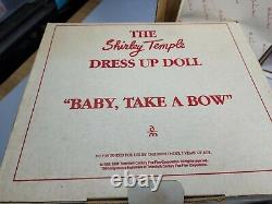 The Danbury Mint SHIRLEY TEMPLE Dress Up Doll new in box with 4 box of clothes