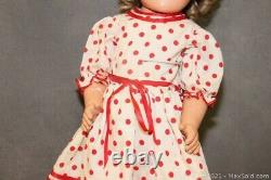 This free-standing doll is 24 tall. The name Shirley Temple is on the back o