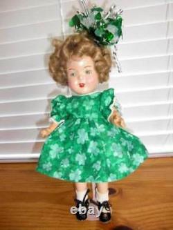 Unmarked Vintage 1920-30s Composition Shirley Temple Doll 13