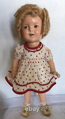 VINTAGE 1930's 13 IDEAL SHIRLEY TEMPLE DOLL