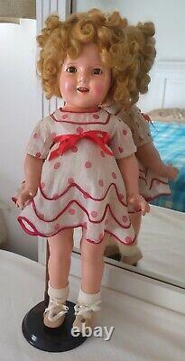 VINTAGE 1930's SHIRLEY TEMPLE Ideal Composition Doll- & Bonus Gifts