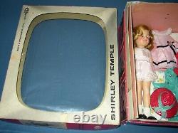 VINTAGE IDEAL 1950's ORIGINAL SHIRLEY TEMPLE 12 LOTS OF CLOTHES TV BOX