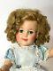 Vtg Ideal Doll Shirley Temple 18 Vinyl Doll St-19-1 With Sleep Eyes Tagged Dress