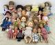 Vtg Lot 25 Mixed Random Toy Dolls Baby Mattel Fisher Price Shirley Temple Alice