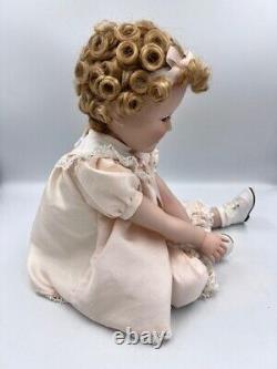 VTG Little Miss Shirley Temple Doll by Danbury Mint Toddler Collection