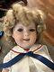 Vtg Roman Shirley Temple 24 Sailor Dress Porcelain Doll Emaculate Condtion