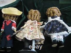 VTG SHIRLEY TEMPLE Dolls By IDEAL 8 COLLECTOR's DOLL Set 1983 SERIES Lot Of 12