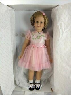 VTG Shirley Temple Doll, The Danbury Mint, Serial Number B204 Life Size 33 Tall