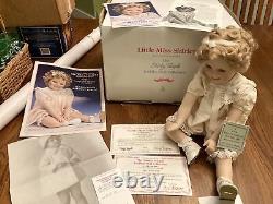 VTG Shirley Temple Toddler Doll Collection LITTLE MISS SHIRLEY Porcelain Danbury