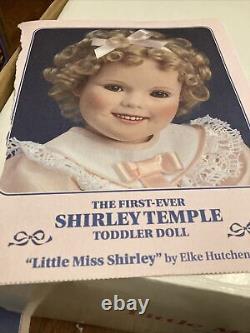 VTG Shirley Temple Toddler Doll Collection LITTLE MISS SHIRLEY Porcelain Danbury