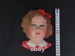 Very Rare Shirley Temple Mask Made in Japan 1930's Hakata Doll (mn134)