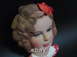 Very Rare Shirley Temple Mask Made in Japan 1930's Hakata Doll (mn134)