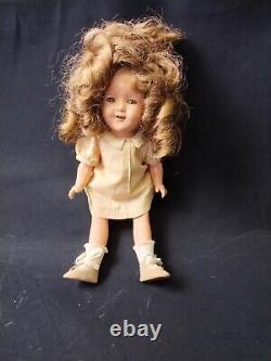 Vintage 12 Shirley Temple Doll Original Dress Teeth & Sleep Eyes