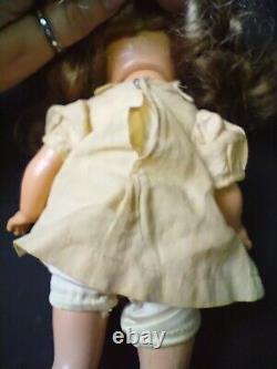 Vintage 12 Shirley Temple Doll Original Dress Teeth & Sleep Eyes