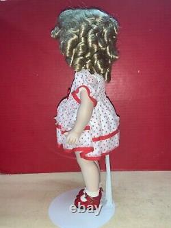 Vintage 16 Inch Shirley Temple All Porcelain Doll Standup