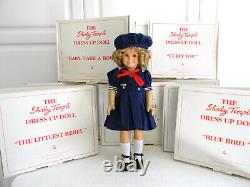 Vintage 16 Shirley Temple Dress Up Dollwith11 NEW Dress Up OutfitsOrig Boxes