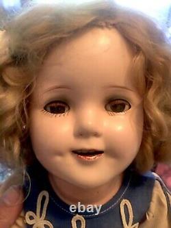 Vintage 18 Composition Ideal Shirley Temple Doll